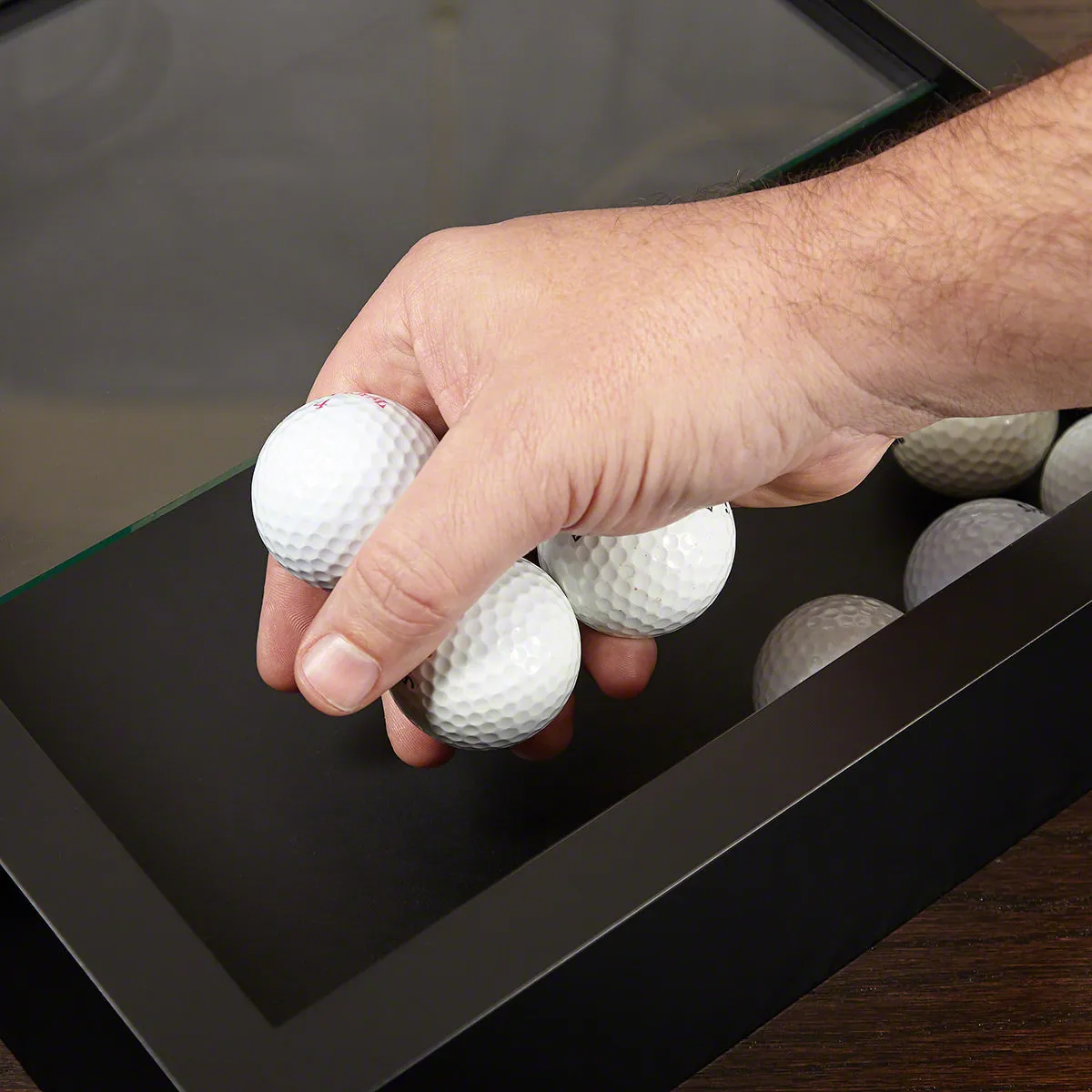 Personalized Golf Ball Shadow Box - Golf Ball Display Case