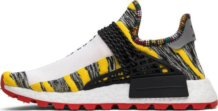 Pharrell x Adidas NMD Human Race Trail 'Solar Pack' Grey Yellow Shoes Men Women Sneaker !!! CYBER MONDAY SALE !!!