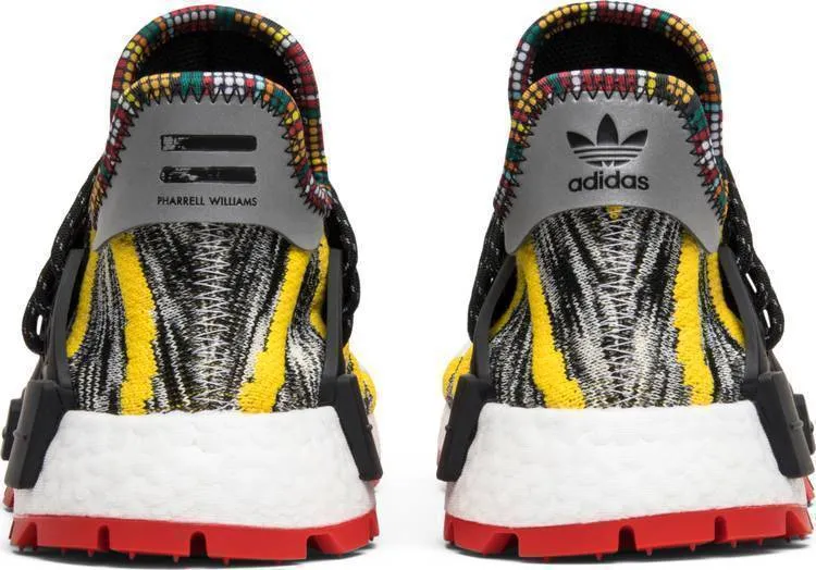 Pharrell x Adidas NMD Human Race Trail 'Solar Pack' Grey Yellow Shoes Men Women Sneaker !!! CYBER MONDAY SALE !!!