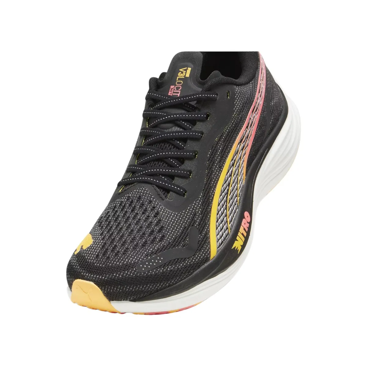 Puma Velocity Nitro 3 Forever Faster Shoes Black Yellow SS24