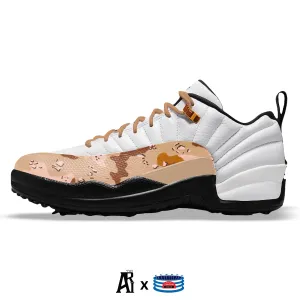 "Sandstorm" Jordan 12 Retro Golf Shoes