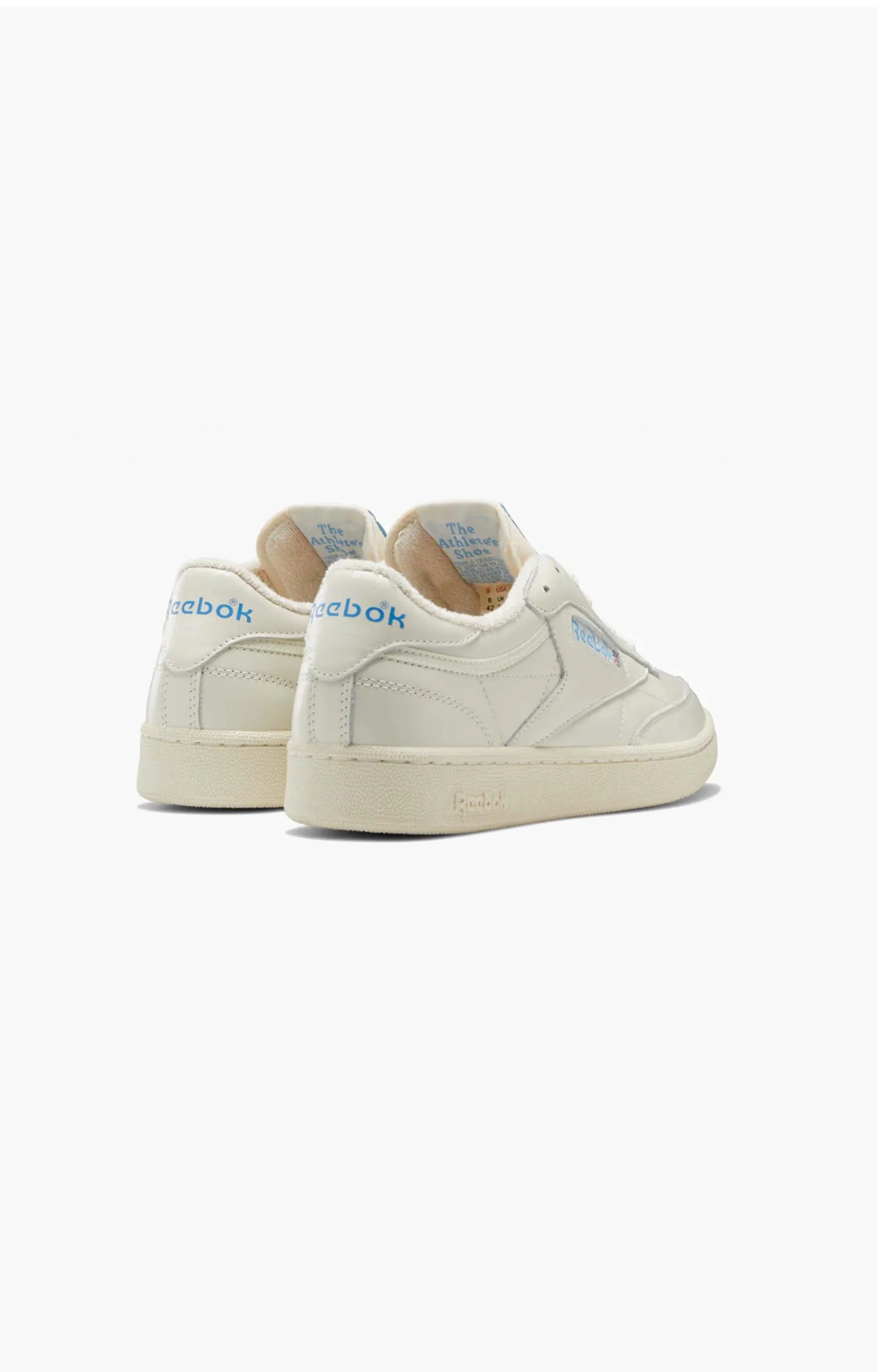 Reebok Club C 85 Vintage Shoe, Chalk/Alabaster/Essential Blue