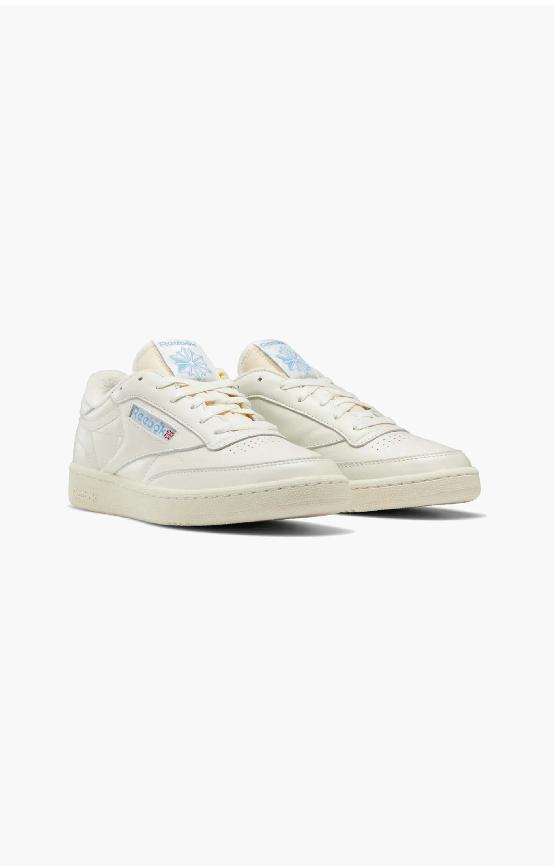 Reebok Club C 85 Vintage Shoe, Chalk/Alabaster/Essential Blue