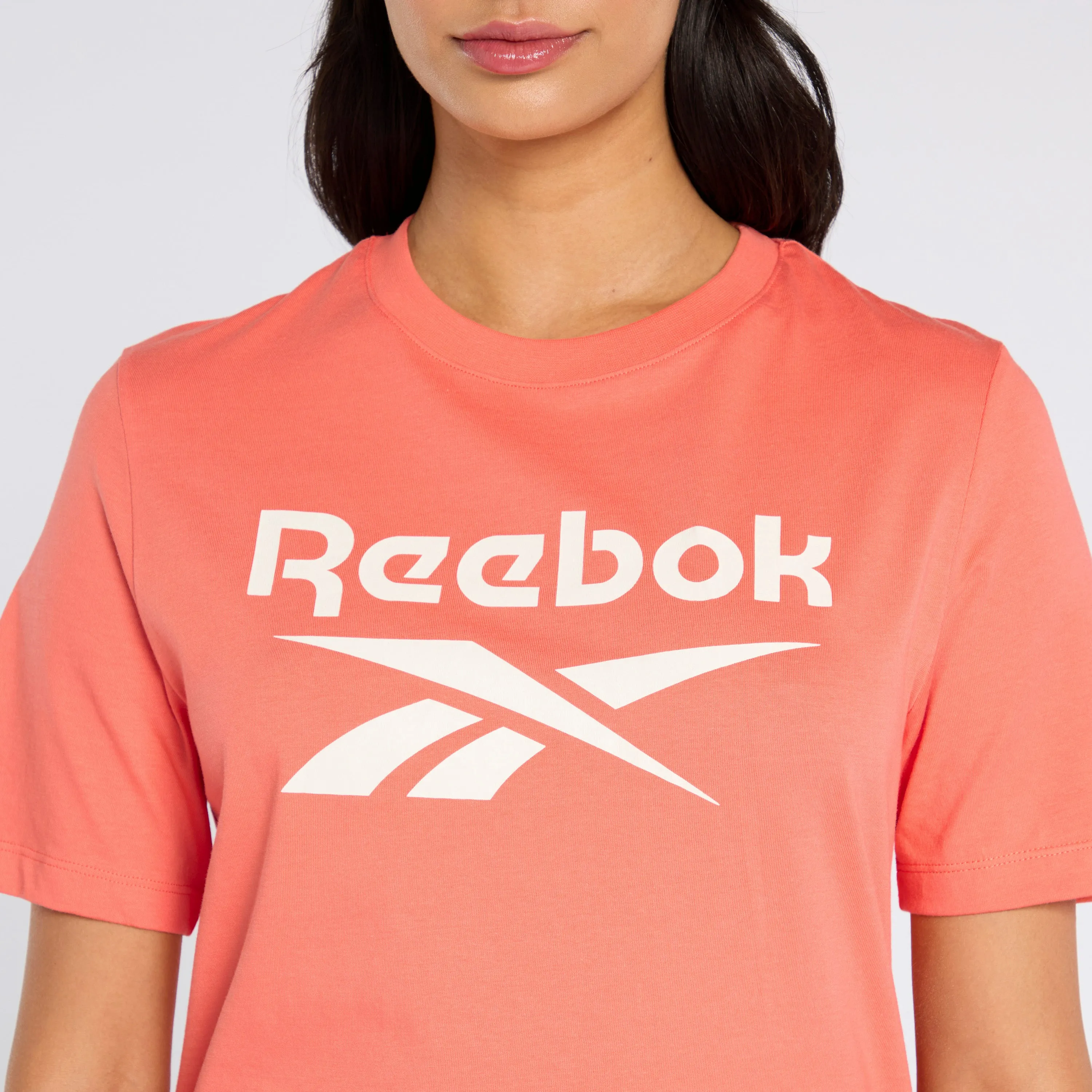 Reebok Identity Big Logo T-Shirt Supercharged Coral