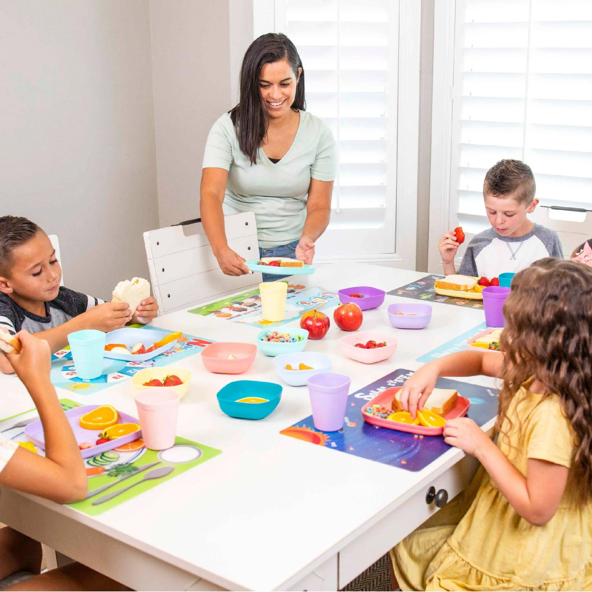 Reusable Educational Placemats (6 Pieces)