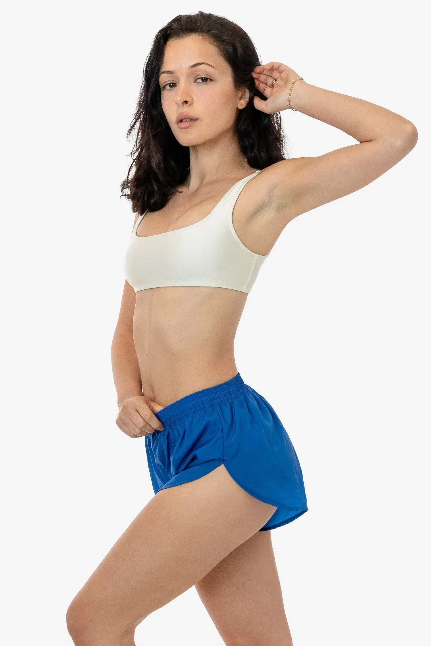 RNF304C - Crinkle Nylon Taffeta Short