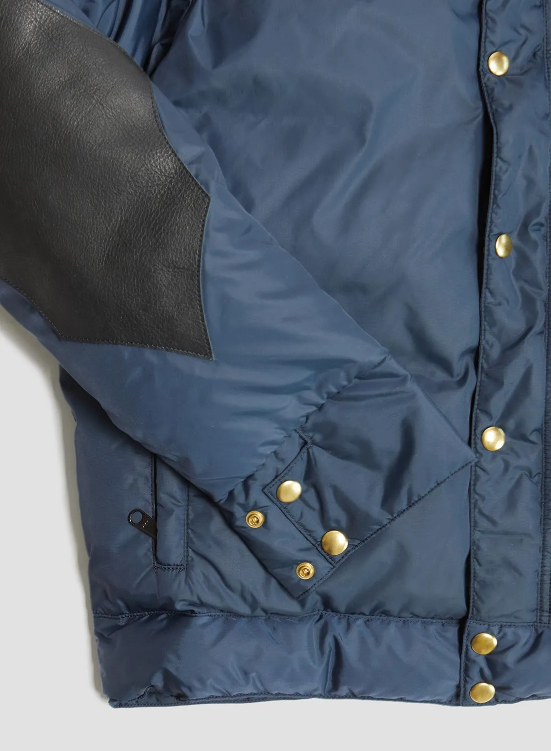 Rocky Mountain Featherbed x Nigel Cabourn Down Short Shell 1969 in Dark Navy