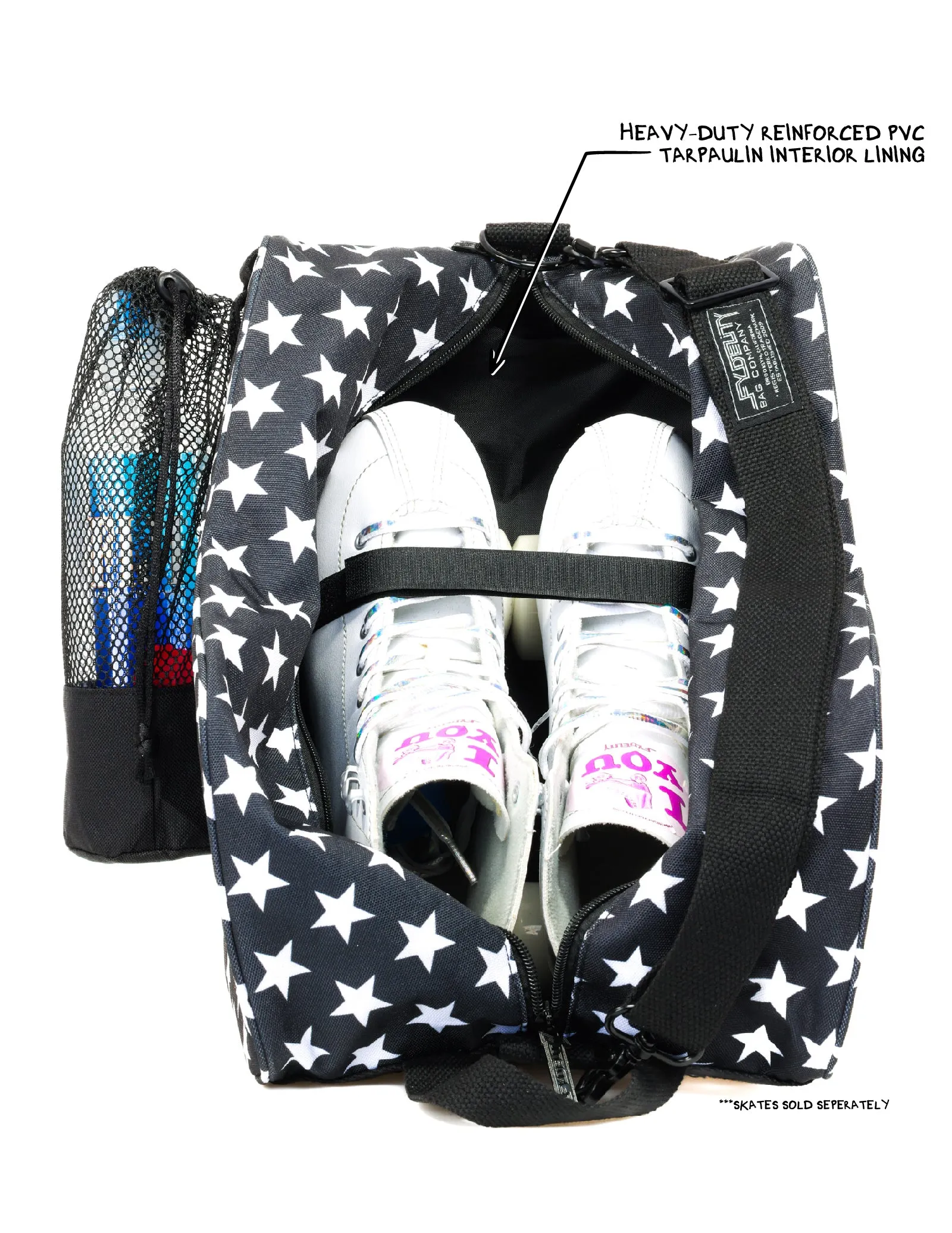 Roller Skate Bag | High Roller | Black Star