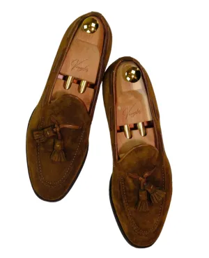 Santoni - Brown Tassel Loafers UK 9 / EU 43