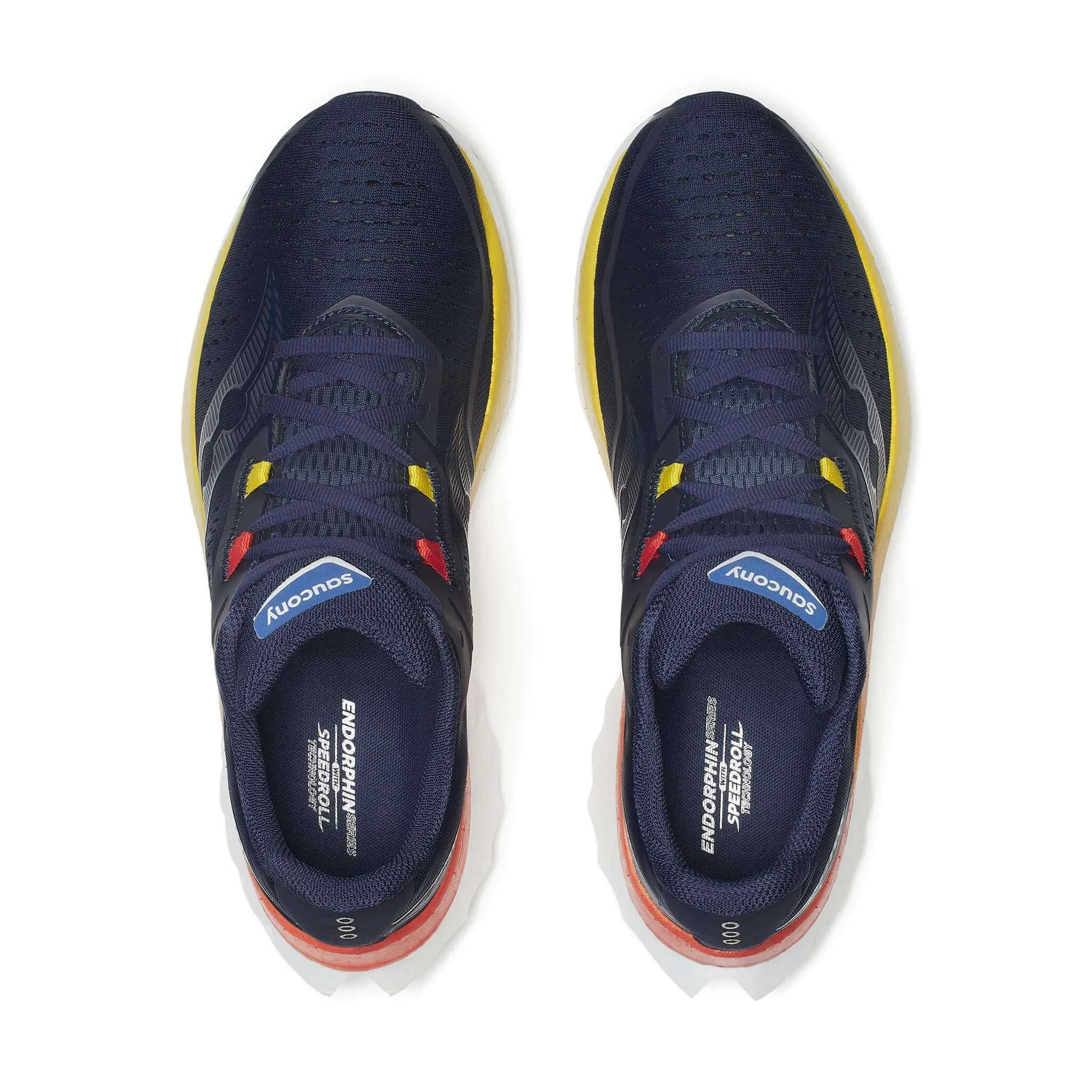 Saucony | Men's Endorphin Speed 4 Running Shoes - Navy/Spice