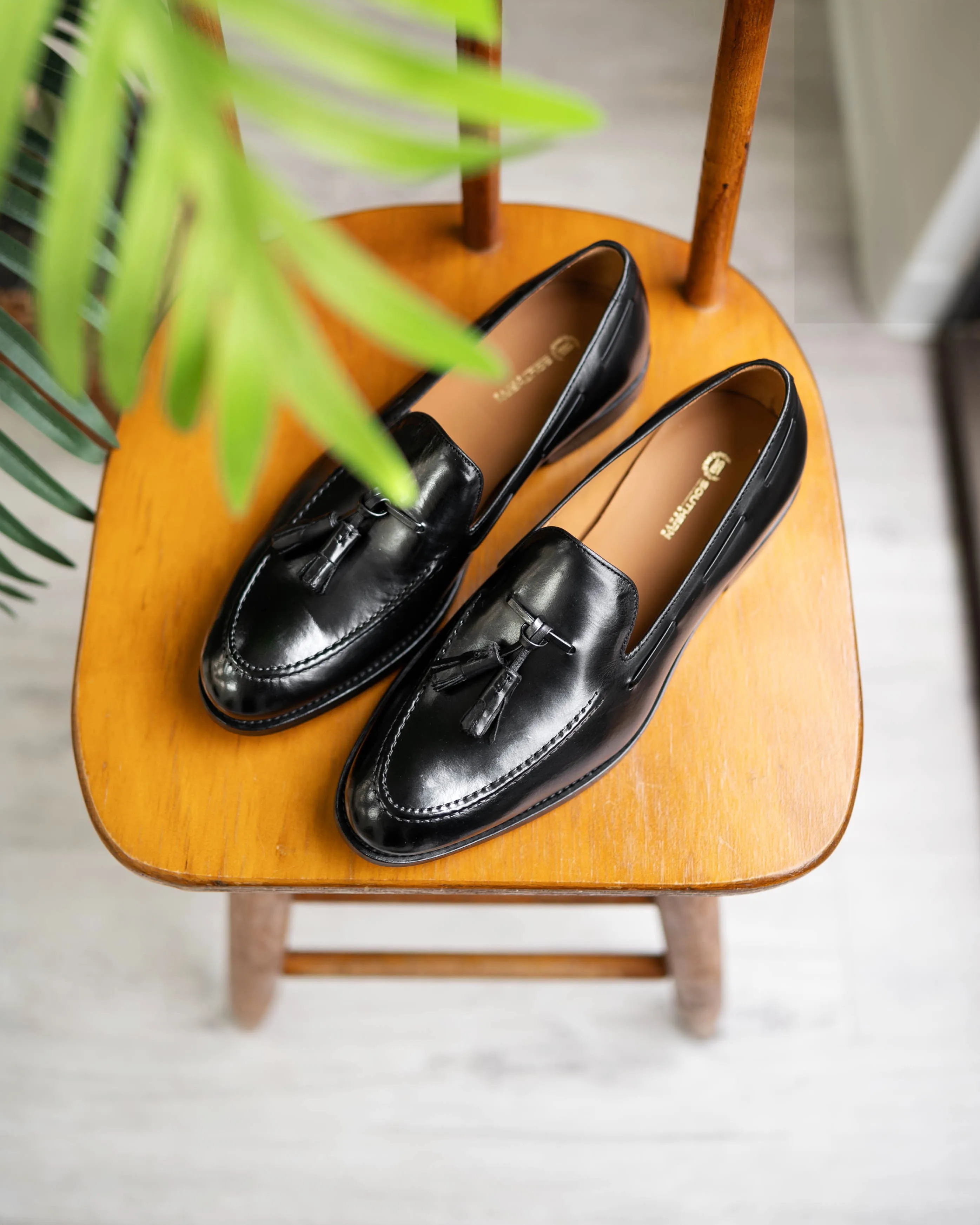 SG Newton Tassel Loafer – Black