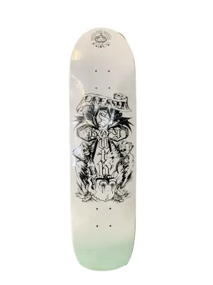 South Bay Skates Eric Dressen Cross White 8.75" Classic Skateboard Deck