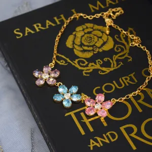 Spring Court Floral Necklace - Officially Licensed ACOTAR jewelry