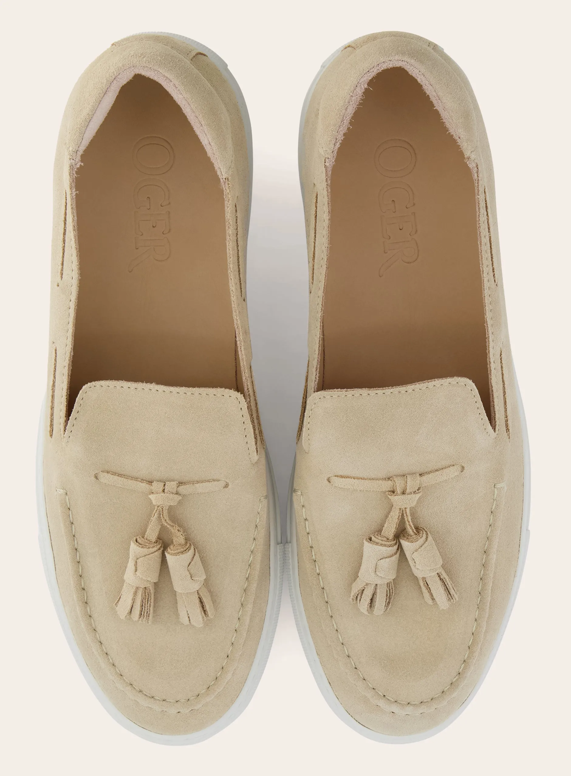 Suède tassel loafers