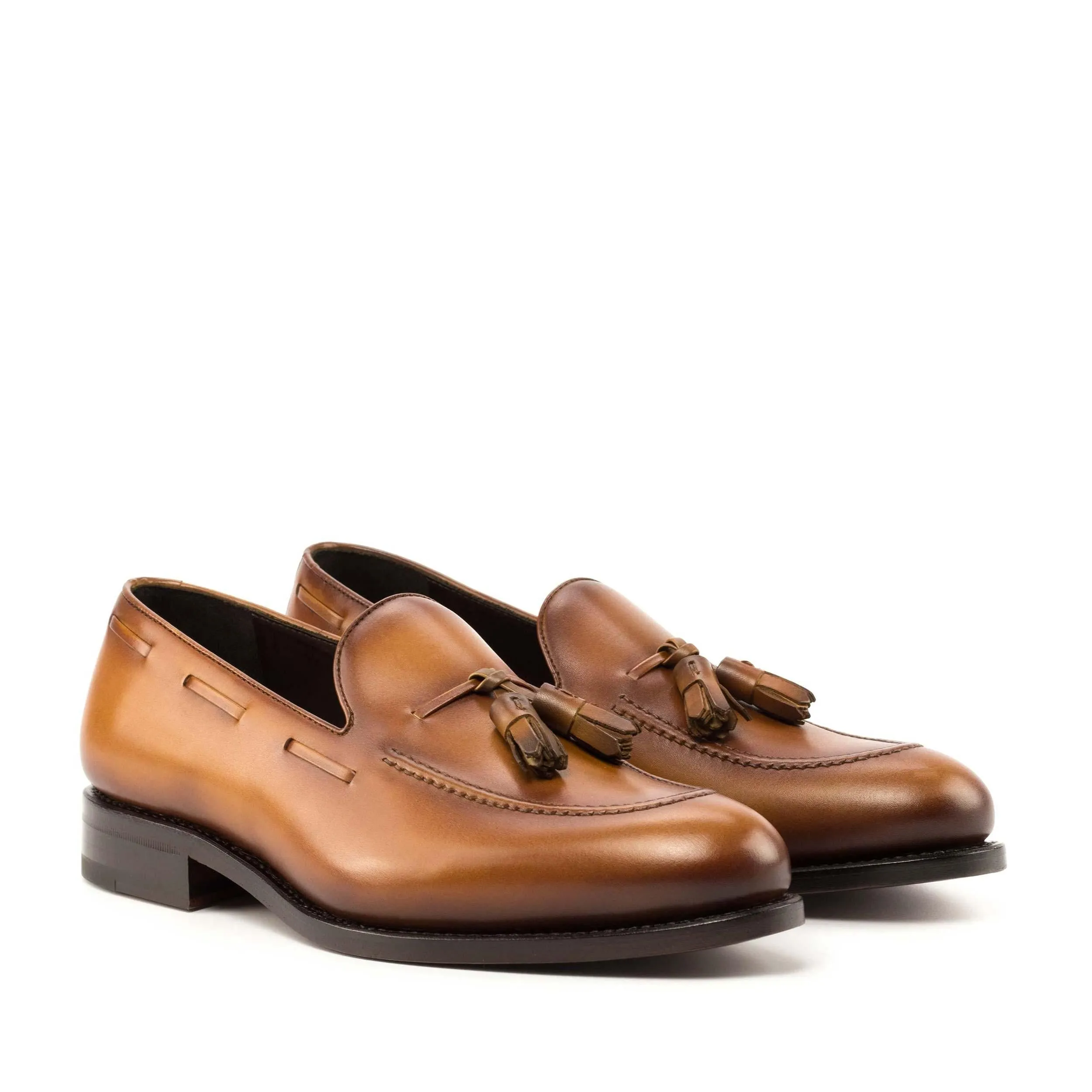 Tassel Loafer cognac box calf