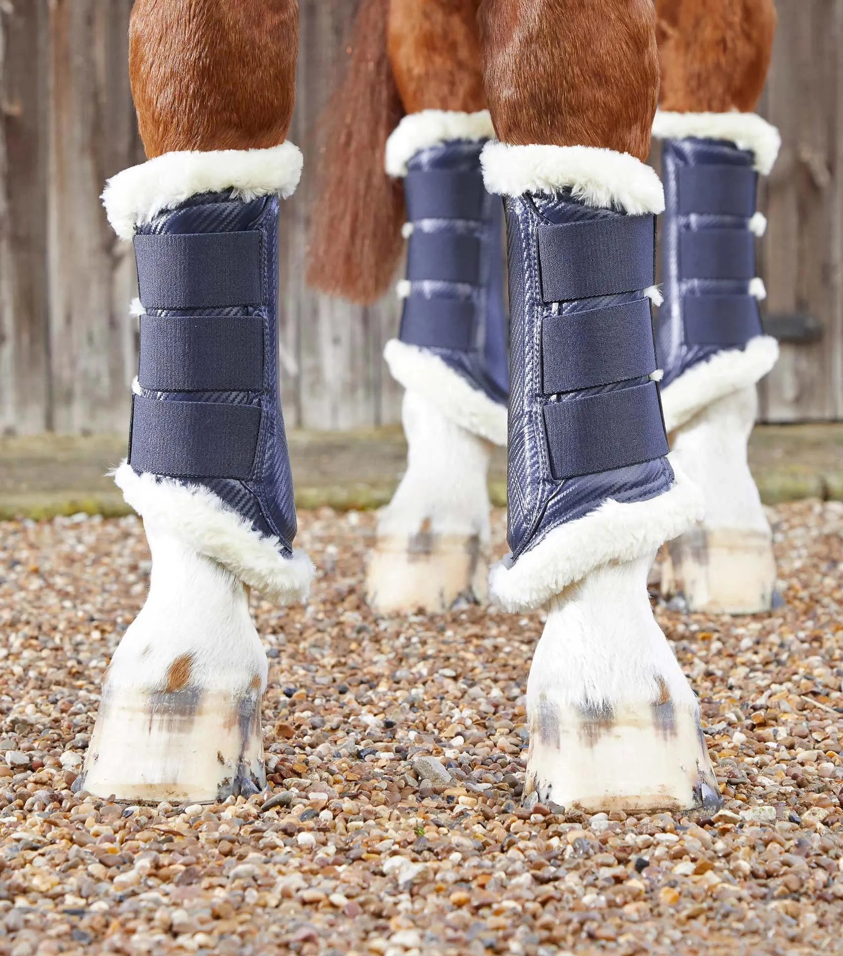 Techno Wool Brushing Boots Navy