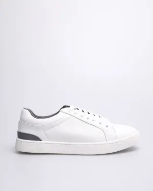 Tomaz C553 Men's Court Sneakers (White/Grey)