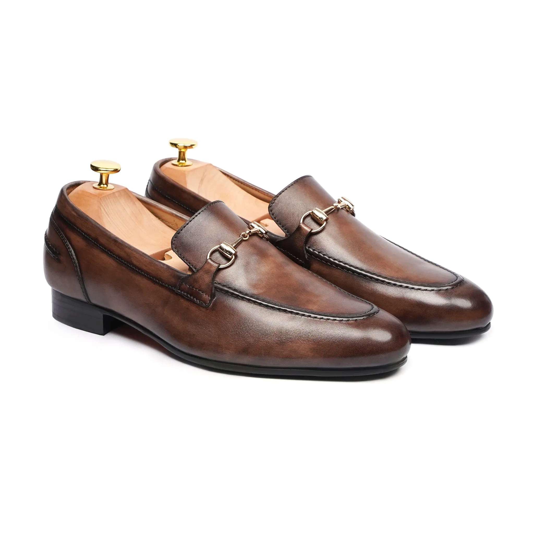 Venosa - Men's Brown Calf Leather Loafer