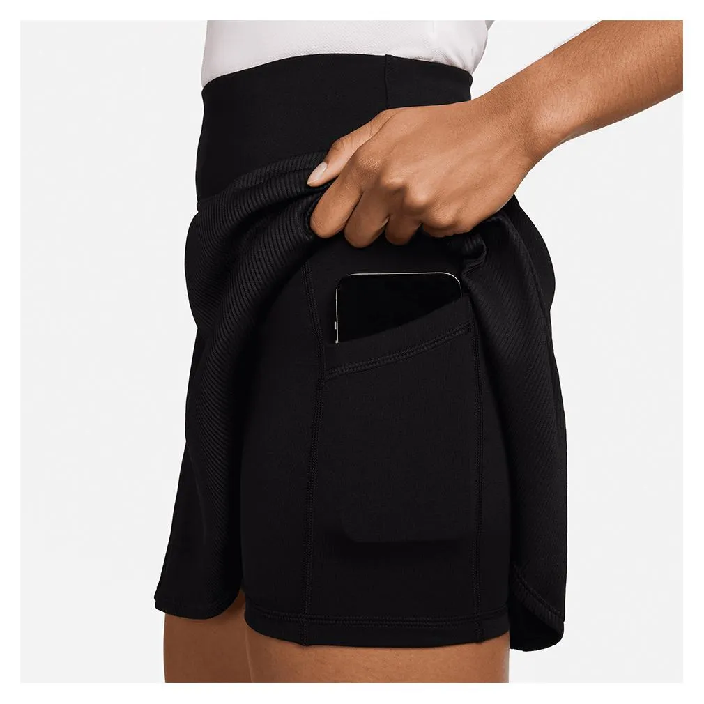 Women's Advantage Veneer Tennis Skort Black and White