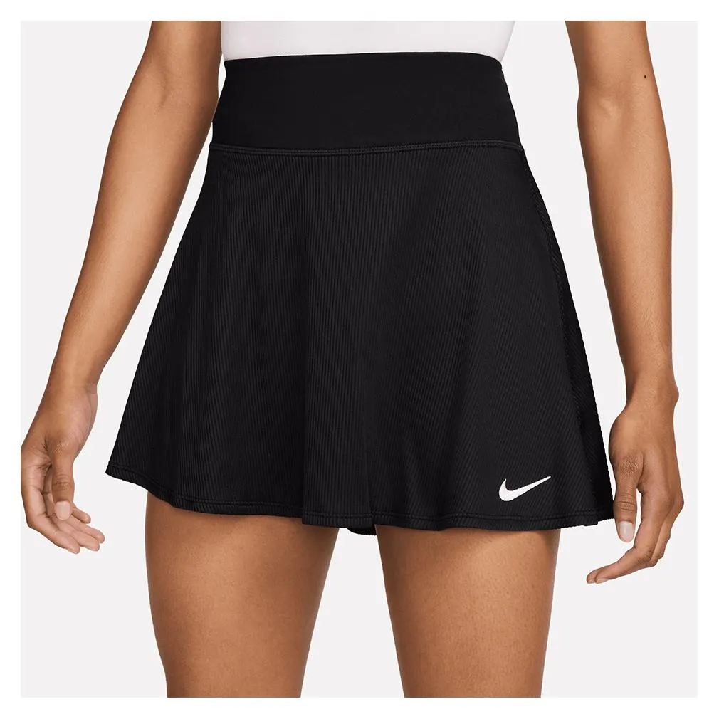 Women's Advantage Veneer Tennis Skort Black and White