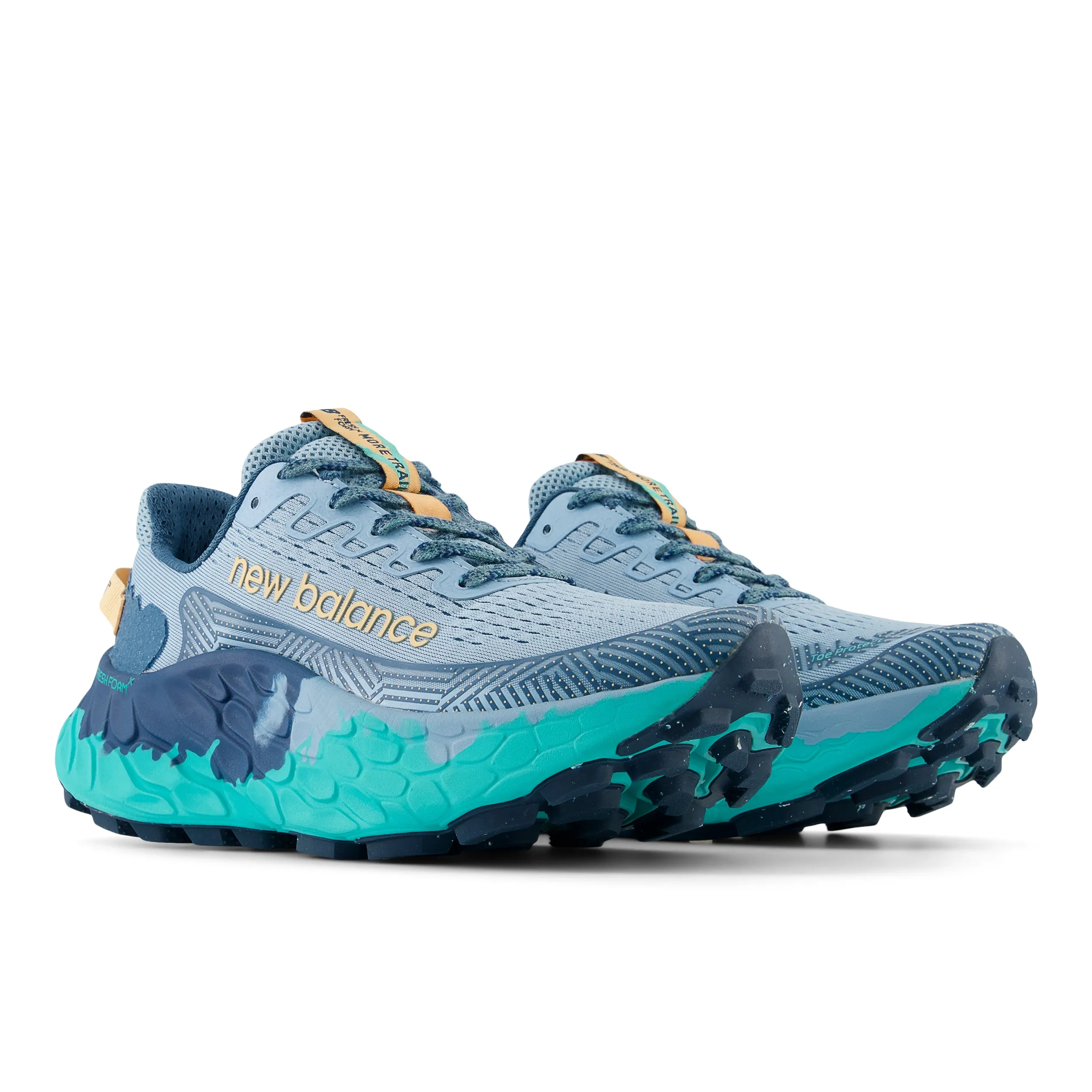 Women's Fresh Foam X Trail More v3 (AB - Chrome Blue/Terrarium/Peach Blossum)