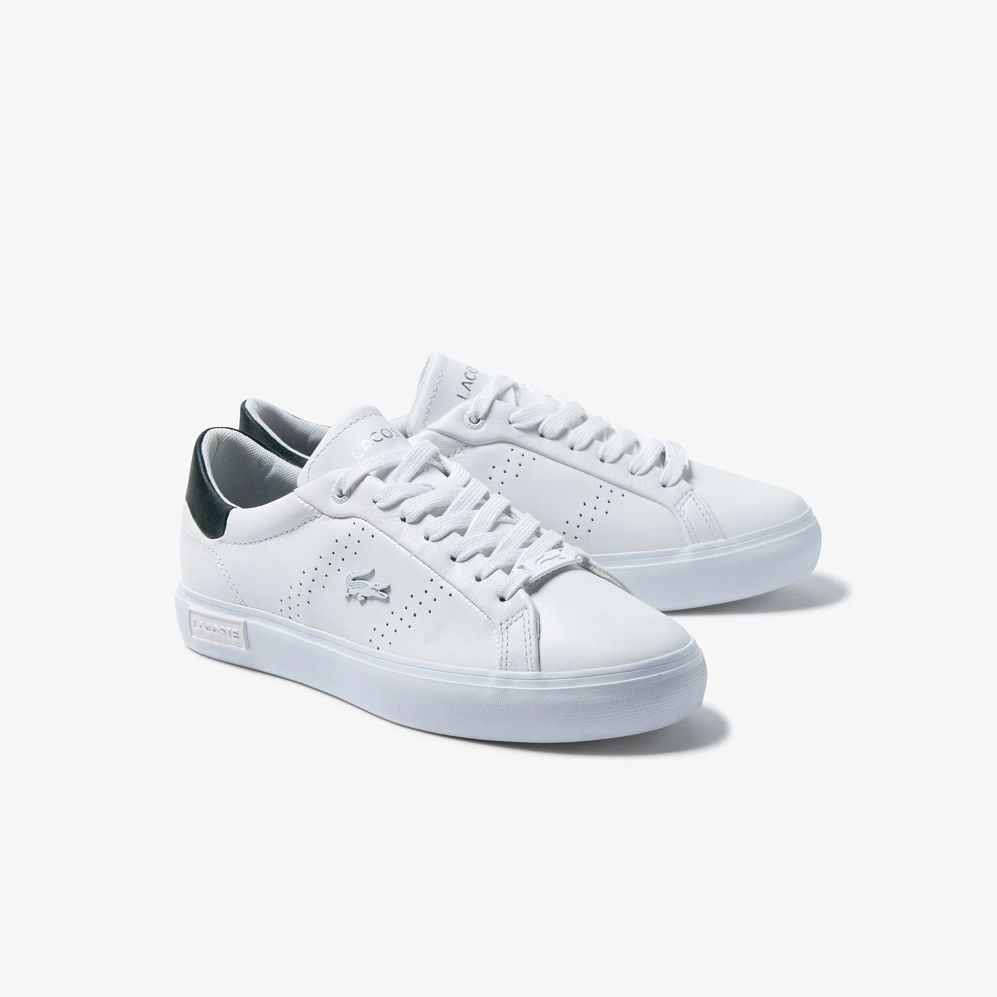 Women's Lacoste Powercourt 2.0 0321 1 SFA (White/Dark Green)