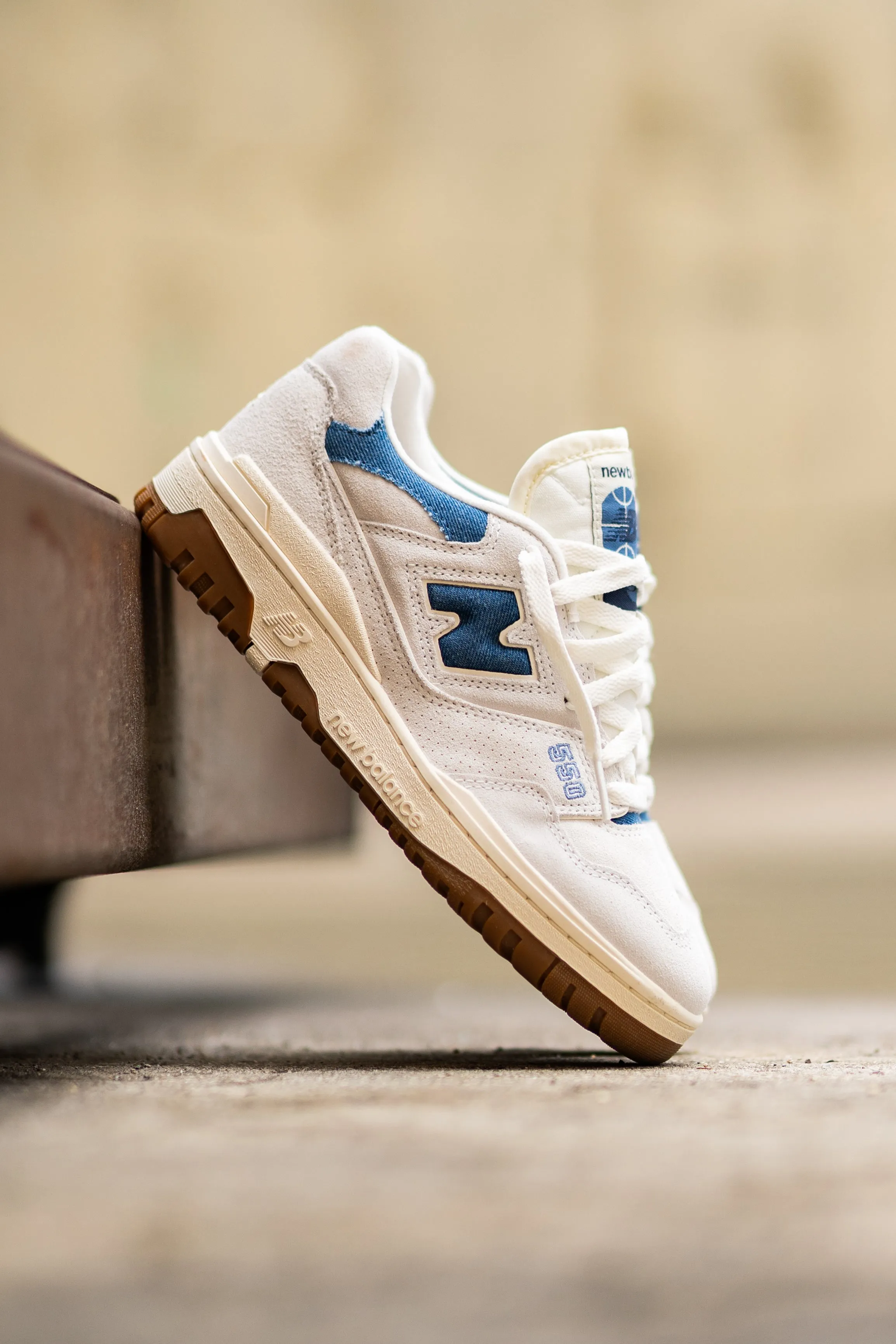 Women's New Balance 550 (Grey/Blue) - BBW550GG